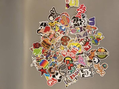 US 100*Skateboard Stickers Bomb Vinyl Laptop waterbottle Luggage Decals Dope