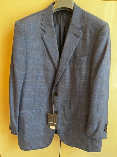 Ermenegildo Zegna Cashmere Silk Hemp Jacket - New With Tags - Size 3XL IT 60 R  - product listing photo