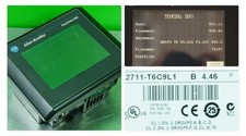 ALLEN BRADLEY 2711-T6C9L1 /B FRN-4.46 PANELVIEW 600 6" TOUCHSCREEN