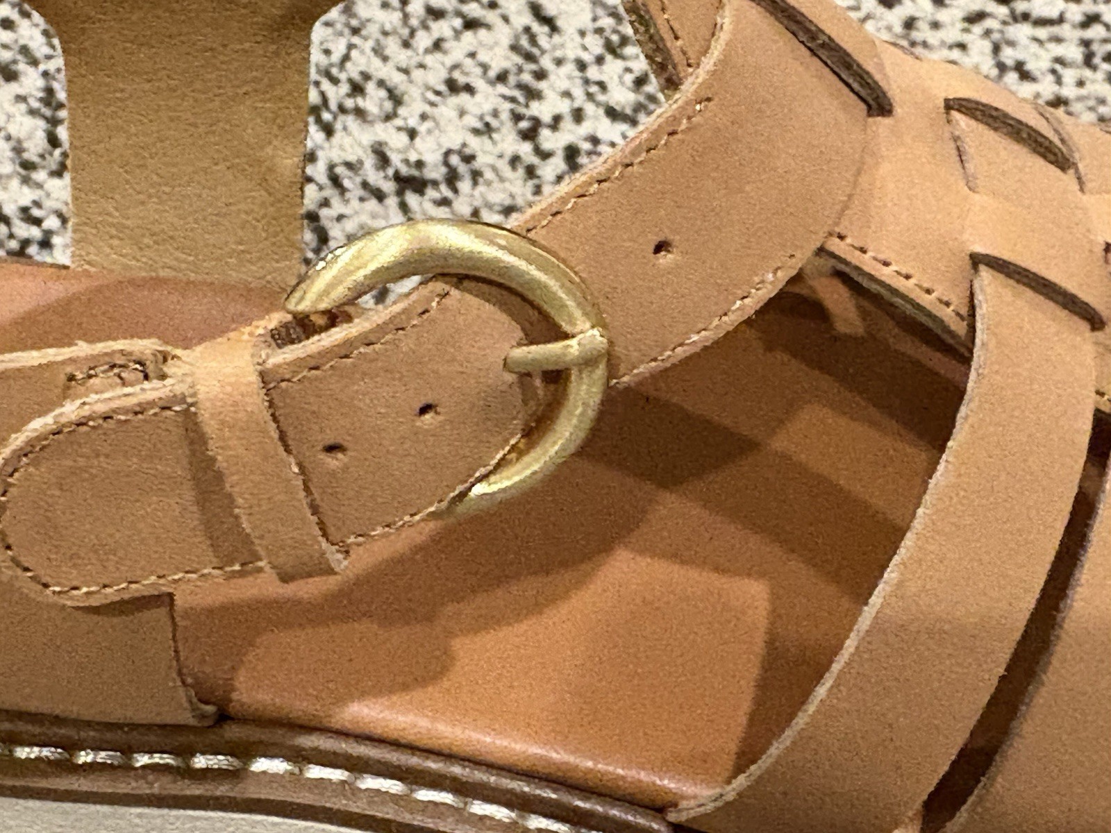 Crown Vintage women’s gladiator Fisherman chunky sandal NEW size 7