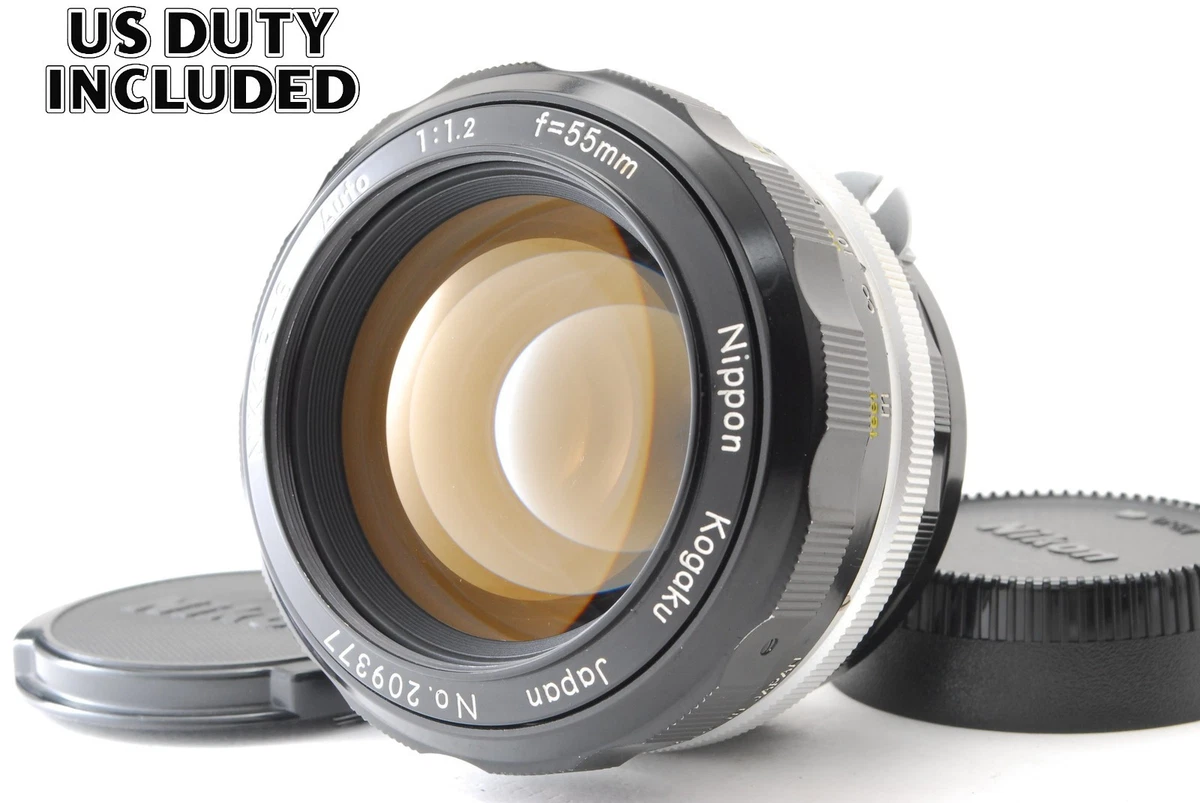 Preços baixos em Lentes de câmera f/1.2 Nikon NIKKOR 55mm Focal | eBay
