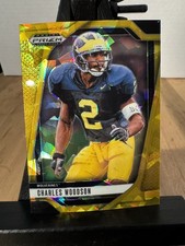 2025 Panini Prizm Draft Picks - Charles Woodson #183 Gold Ice Prizm