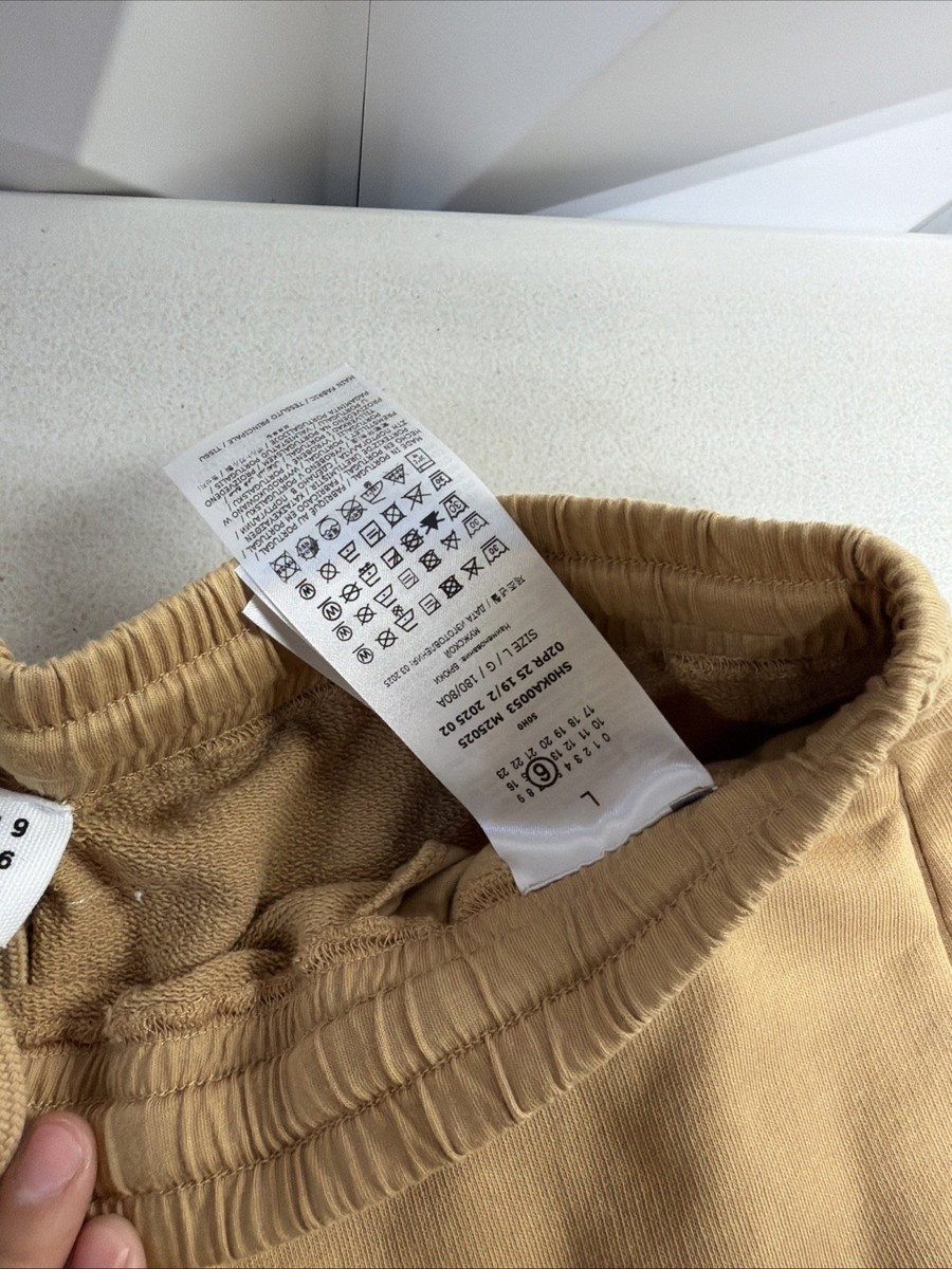 Maison Margiela Draw String Sweatpants Size Large Tan | eBay