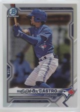 2021 Bowman Draft Chrome Refractor Rikelvin De Castro #BDC-188 09at