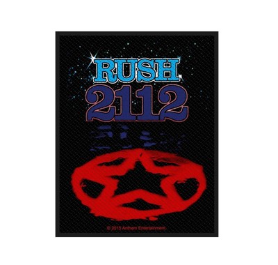 Rush Patch 2112 Starman Band Logo Nue offiziell 10cm x 8cm woven sew on Size