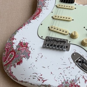 21 Frets Relic Auder Wood Guitare électrique Guitare professionnelle