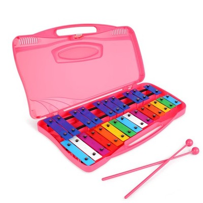 Xylophone 25 Notes Glockenspiel Xylophone, Professional Xylophone for Beginne...