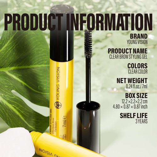 Eyebrow Gel - Long-Lasting Brow Glue, Waterproof Clear Brow Gel, Smudge-Resis... - Picture 7 of 8