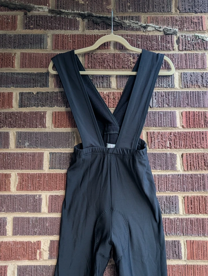 Pantalones con tirantes de ciclismo SMS Santini vintage para hombre con estribos - térmicos talla XL de EE. UU. Foto 2 de 4