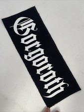 Gorgoroth Black Metal Band XLarge Back Patch: Sew On, Screen Printed, 13 X 5