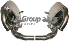Endschalldämpfer Nachschalldämpfer DANSK JP GROUP 1620601010 für 996 PORSCHE 911