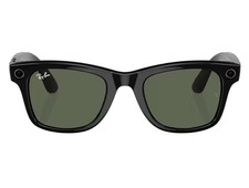 Ray-Ban META WAYFARER GEN-1 RW4006 601/71 - Shiny Black Frame - G15 Green Lense
