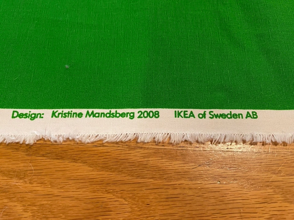 Тканевая панель Kristine Mansburg IKEA Bulldog зеленая - прочитайте описание о размере - Изображение 4 из 4