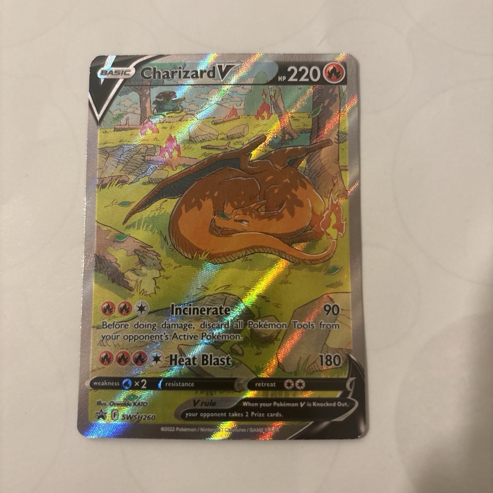 Charizard V SWSH260 Sword & Shield Promo Cards Holo LP