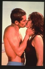 Alain Delon kissing Claudia Cardinale Lost Command Vintage 35mm Transparency 