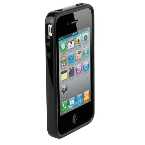 Funda Scosche IP4EBKV Policarbonato y Borde de Goma para iPhone 4 (Negro/Negro) Foto 3 de 4