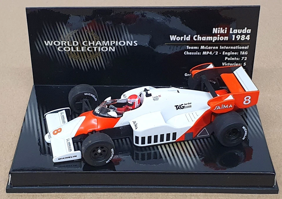 Minichamps 1/43 Scale 436 840008 - F1 McLaren MP4/2 World Champion 1984 Lauda — 第 4/4 张图片
