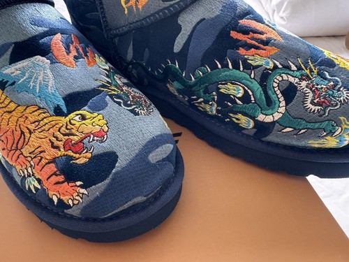 Palace x UGG Classic Ultra Mini Boot Navy Camo UK 8 🔥 Limited Edition 🔥 - Bild 4 von 10