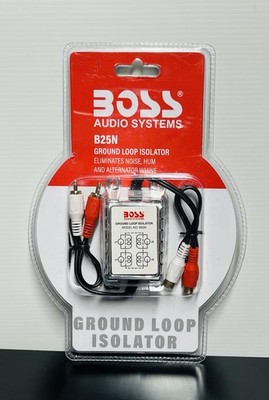 Boss Audio Systems Ground Loop Isolator B25N Noise Filter For Car Audio