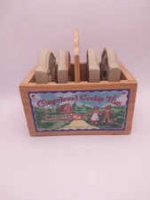 Brown Bag Cookie Art Gingerbread Cookie Tiles 4 piece set