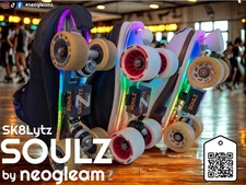 NEW Rechargeable Bluetooth ARGB LED Lights for Quad Roller Skates SK8Lytz SOULZ