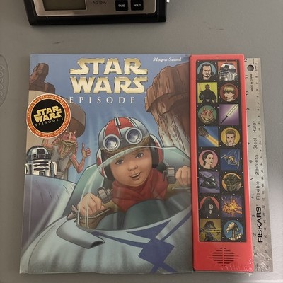 NEW Star Wars Episode 1 Play-A-Sound Book 1999 Voiceover Music Sound Effect