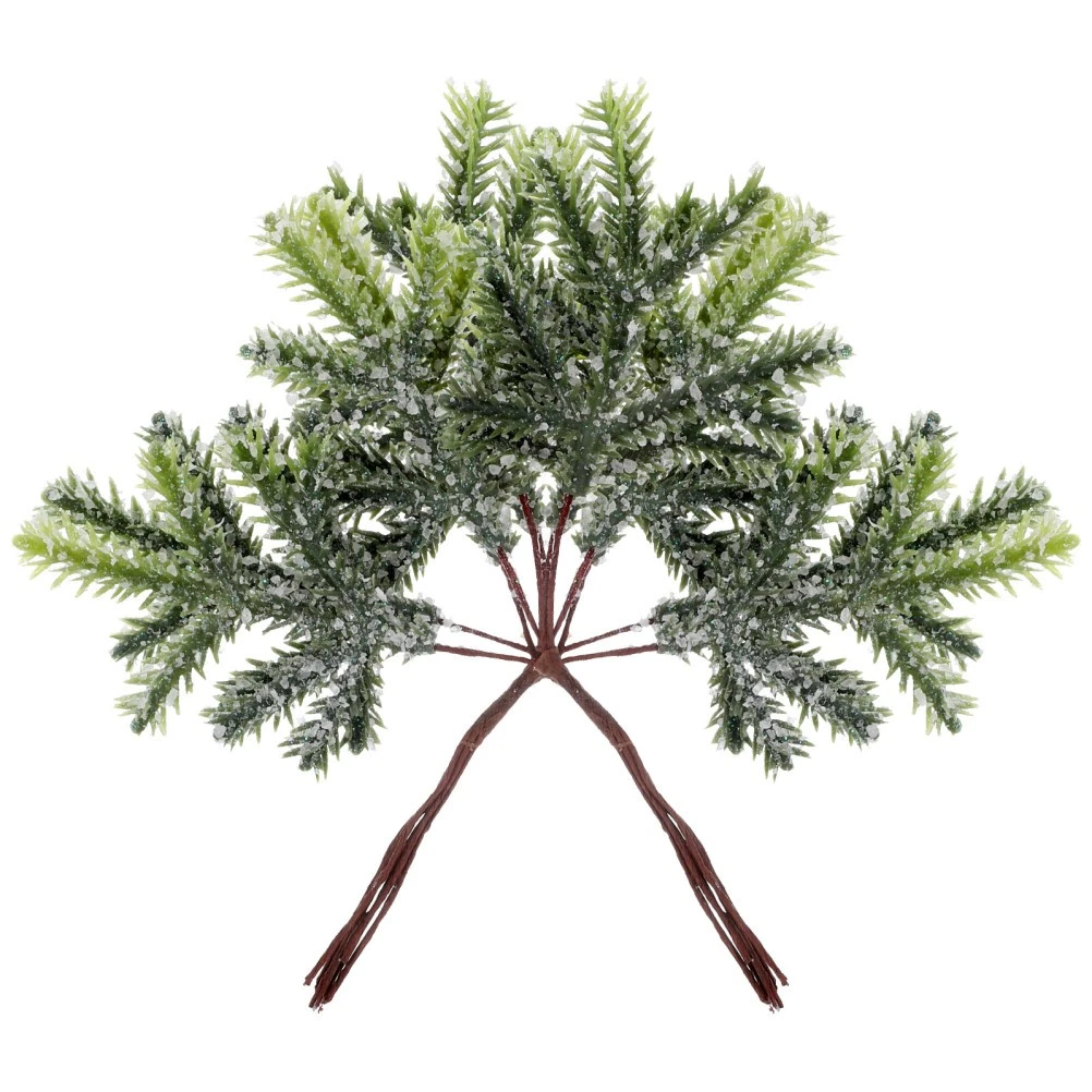 Ramo Di Larice Artificiale Con Pigne - 95cm - Decorazione Invernale Per Interni Ed Esterni - 3