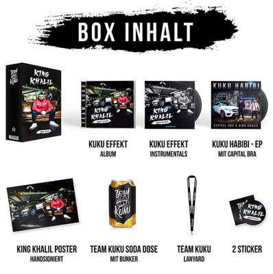 King Khalil - Kuku Effekt - 3 x CD BOX - Capital Bra KOOL SAVAS Prinz Pi SA4 187