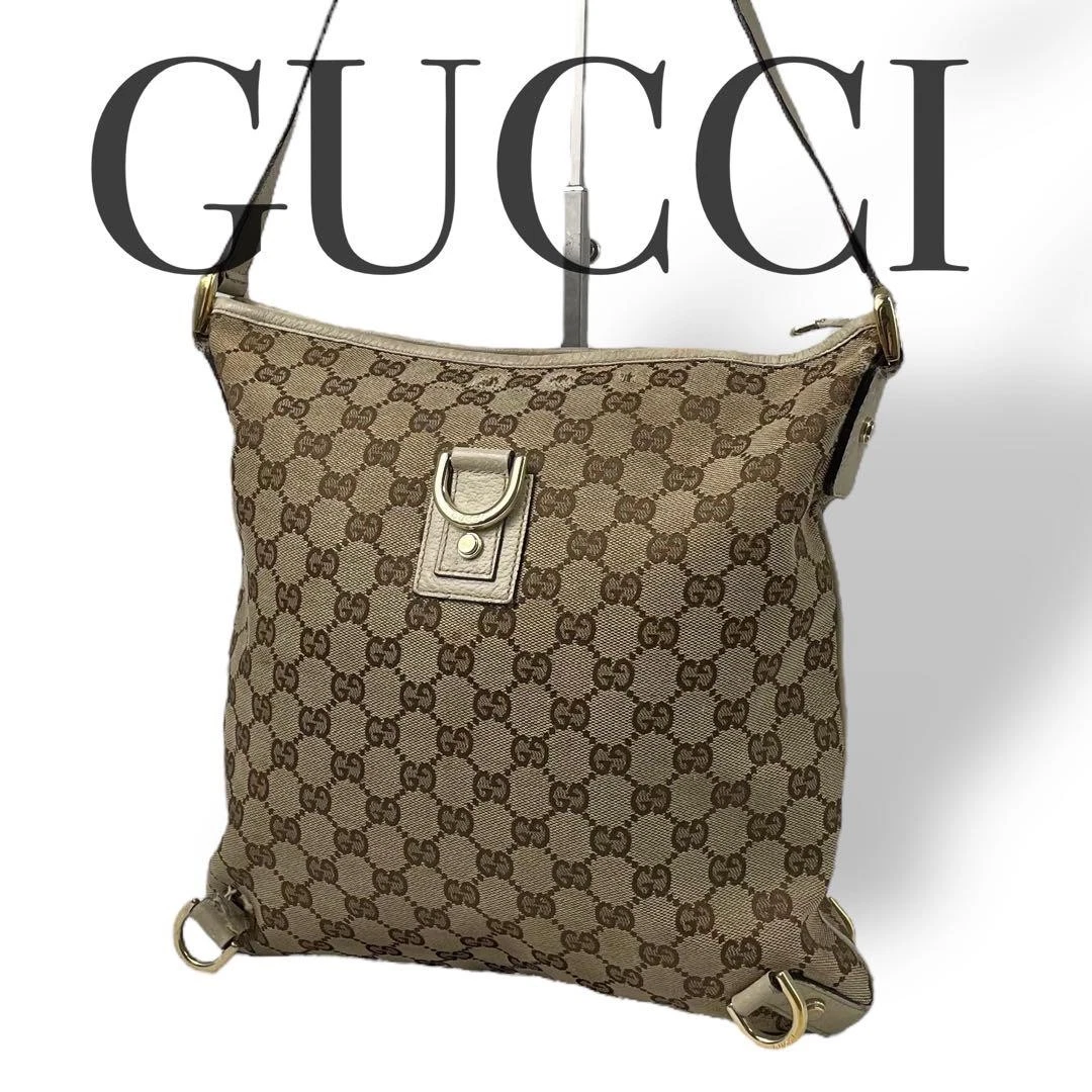Gucci Gg Sac à Bandoulière Toile Beige Sac à Main Créateur FemmeS Sac à Main Tous les Jours
