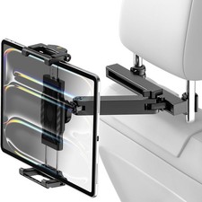 Car Back Seat Tablet Holder, [Thick Case Friendly] Car Headrest Tablet Mount ...