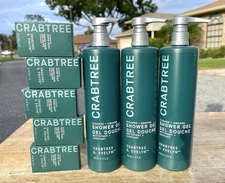 3-Pak Crabtree & Evelyn Shower Gel - Cleanse & Awaken 15 Oz Ea. + Hand Soaps