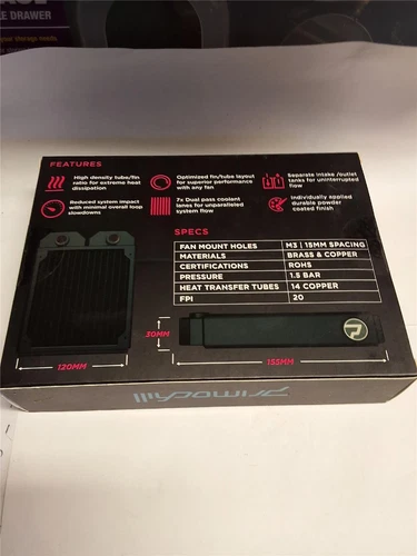 Primochill Eximo SX True Blue 120mm Radiator ESX
