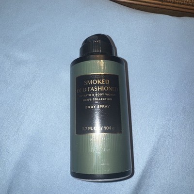 *Rare  Men's SMOKED OLD FASHIONED Bath Body Works 3.7 oz Deodorant Spray