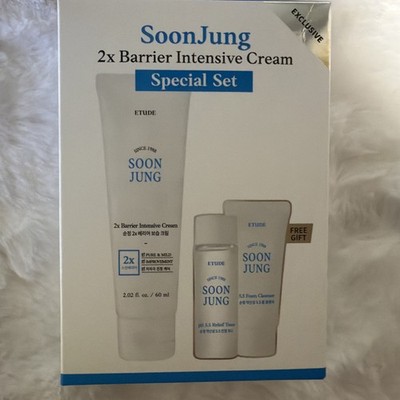 ETUDE SoonJung 2x Barrier Intensive Cream Set Panthenol Madecassoside