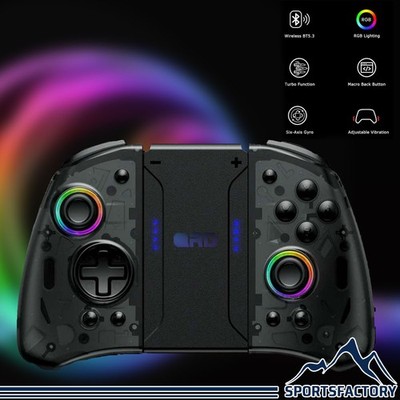 QRD Stellar T5 Wireless Controller Joy-pad for Nintendo Switch Pro Lite OLED PC