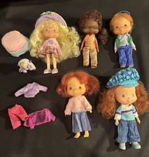 Bandai Strawberry Shortcake Lot of 5 Dolls Berry Best Friends