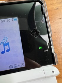 Nintendo 3DS - Ice White Handheld System - Read Description! - Kingdom Hearts