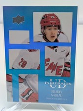 2024-25 Upper Deck Series 2 UD Portraits #P-49 Bradly Nadeau Carolina Hurricanes