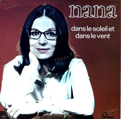 Nana Mouskouri - Dans Le Soleil Et Dans Le Vent LP (VG/VG) .*