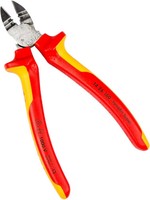 Knipex Abisolier-Seitenschneider, VDE Isoliert, Zange Verchromt, 160Mm (1426160)