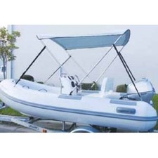 Carver V4278UB - 5' 6" L x 74"-84" W x 42" H Haze Gray 2-Bow Ready to Assemble