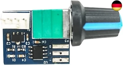MARKE DONGKER Lüfter Drehzahlregler, PWM Lüftersteuerung, DC 12V 4 Draht Thermostat PWM R