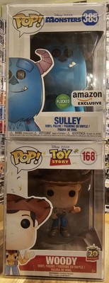 Disney Toy Story Woody #168/Sully #385 Amazon Exclusive Bundle