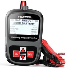 BT100 PRO Car Battery Tester, 12V, 100-1100 CCA Load Tester