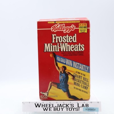 Grant Hill Frosted Mini-Wheats 1995 Kellogg's Cereal Box NEW UNOPENED