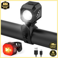 Fahrradlicht Set USB C Aufladbar Stvzo Zugelassen LED Scheinwerfer RüCklicht
