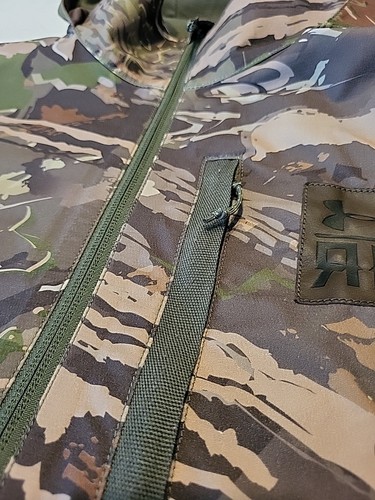 Under Armour Storm Ridge Reaper Jacket Forest Camo Mens Large Full Zip Hooded - Picture 10 of 24