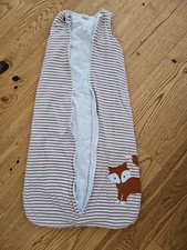Alana Schlafsack 90cm 2TOG Braun/weiss mit Fuchs