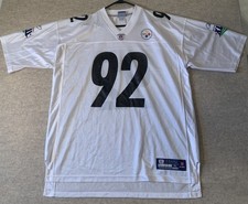 Pittsburgh Steelers James Harrison Reebok On Field  Jersey #92 Mens XL Superbowl