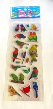 PLANCHE STICKERS - OISEAUX - NEUF SOUS BLISTER - NWSTI086